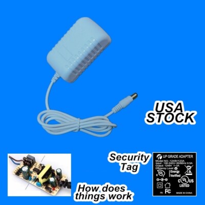12V Adapter for Mamaroo 4moms Rockaroo 2015 MamaRoo 4 Infant Seat Baby Swings