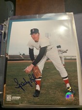 Sparky Lyle autographed 8 x 10 RED SOX baseball photo with COA