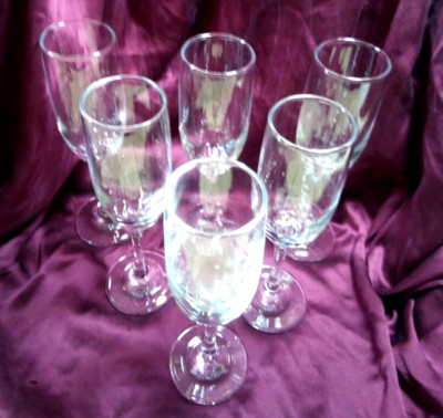 * 12 CHAMPAYNE FLUTES  NIB  Circleware FABULOUS 2 Sets Glasses  6.25 OZ