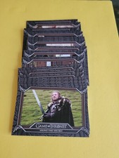2023 GAME OF THRONES ART & IMAGES -  COMPLETE 23 CARD SAGA OF NED STARK SET