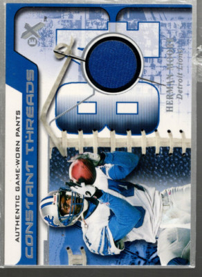 A2426- 2001 E-X Konstante Threads #17 Herman Moore Hose - Nm-Mt