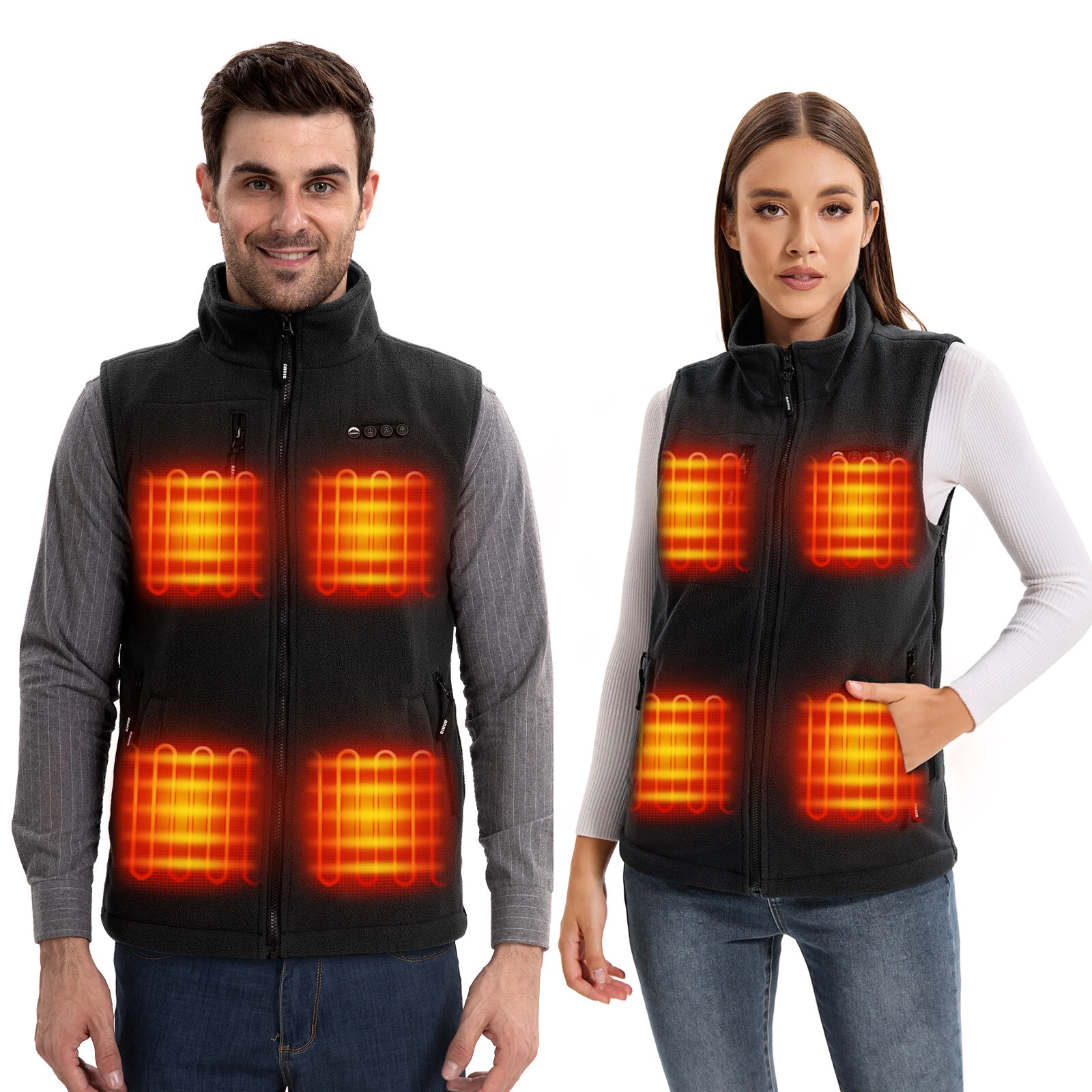Men's+Women's Fleece Heated Vest with Battery, Adjust Size, Best Gift for Couple
Opens in a new wind