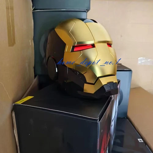 Iron Man Helm MK5 Mk7 Vollautomatisch Voicecontrol / Fernbedienung / Berühren DE - Bild 2 von 9