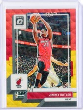 2022-23 Panini Optic Asia JIMMY BUTTLER Miami Heat Red GOLD Wave Prizm 35/99