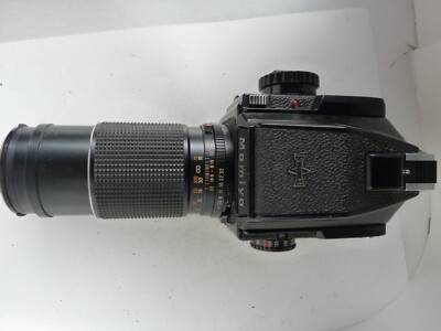 Mamiya M645 Med. Fmt F. Cam.w Prism Finder,120 film insrt SEKOR 210/4 lens.READ