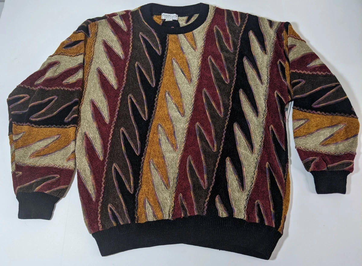 VINTAGE Norm Thompson Tundra 90 s Men s XL Cotton Sweater wild