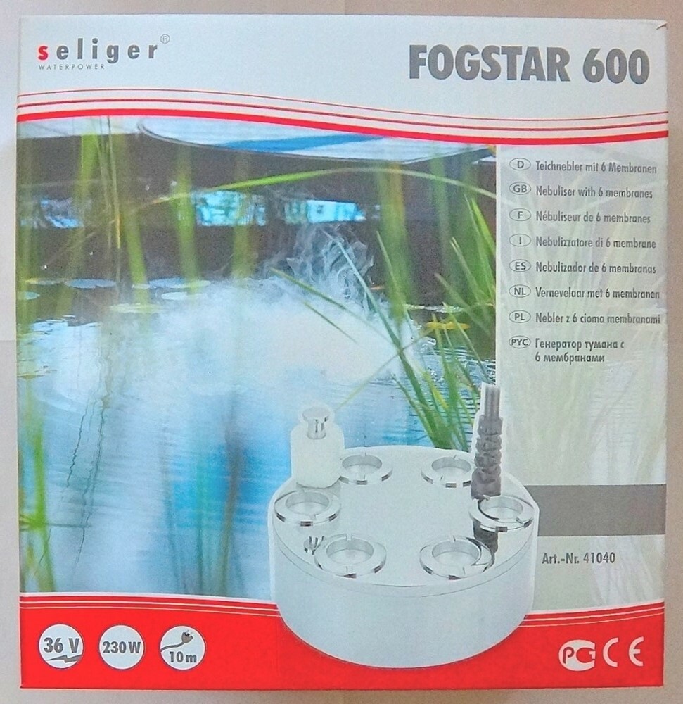 seliger Nebelgerät Teichnebler Fogstar 600 Raumbefeuchter Nebler