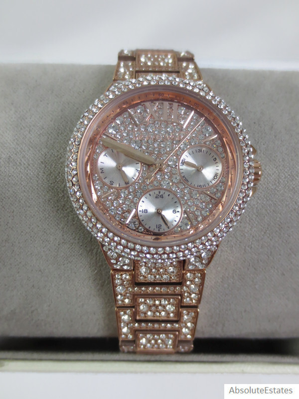 日本完売！Michael Kors 豪華 クリスタル Pave Glitz Camille 日本完売！Michael Kors 豪華 クリスタル Pave Glitz Camille