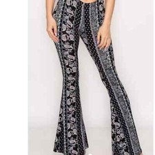 Stretch Palazzo 70s Bell Bottom Fit to Flare