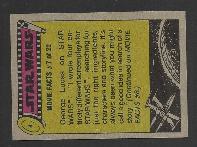 (CB3) INSTRUCTING REBEL PILOTS #227 star wars 1977 topps trading cards US GREEN - Image 2 of 2