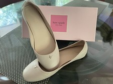 Kate Spade Kora Ballet Flat Pale Vellum light pink size 9B with Box 