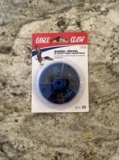 Eagle Claw 01182-002 Snap Swivel Asst Black 20Pc NEW + FAST SHIPPING