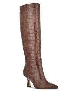 marc fisher ltd high shaft croco leather boots