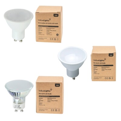 GU10 LED Leuchtmittel Spot Leuchte Lampen warm kalt Tag weiß Down Lights Glühbirnen