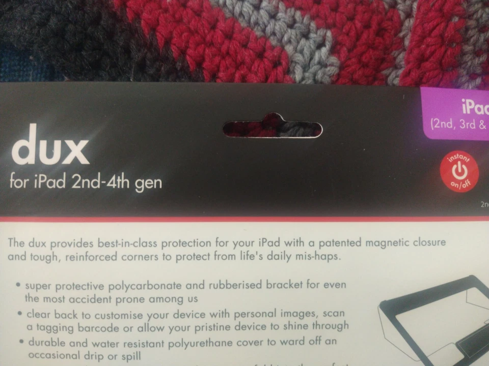 STM Dux rugged case for Apple iPad 2, 3, 4 - Black (stm-222-066J-01) new - Image 4 of 4