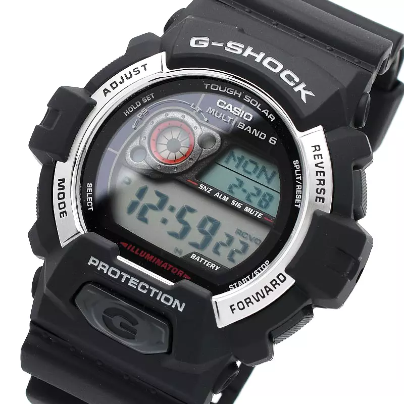 CASIO G-SHOCK GW-8900-1JF Radio Solar Digital Watch GW-8900-1 Black 52.5mm