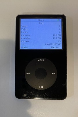 Apple iPod classic 5th Generation 30GB - Black - with New Battery