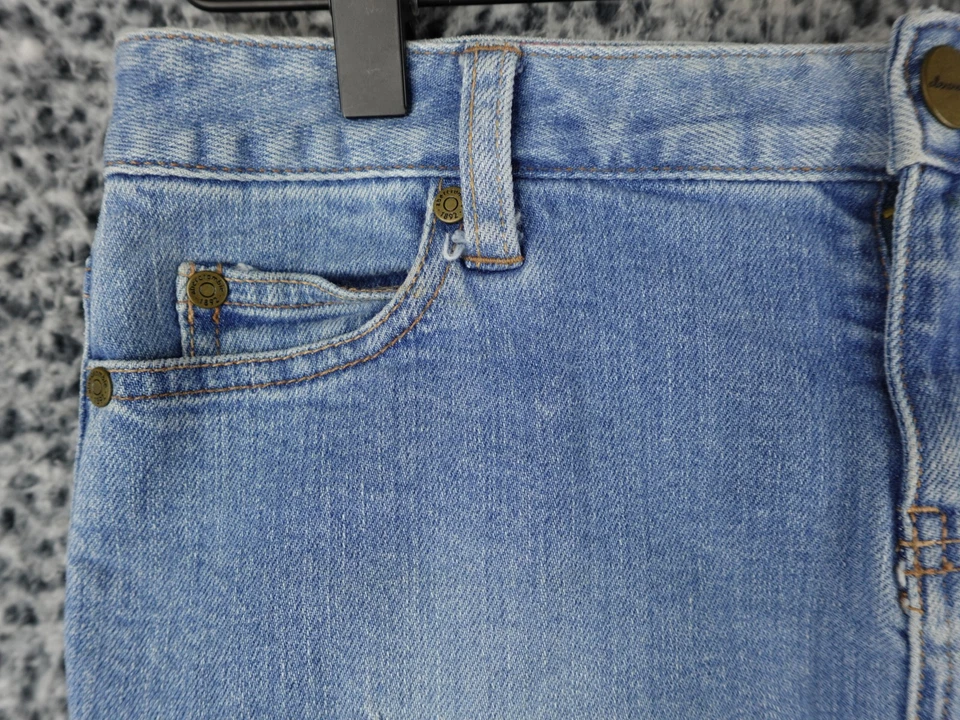 Minifalda vaquera vintage Y2K Abercrombie para niñas azul desteñida envejecida talla 14 Foto 2 de 4