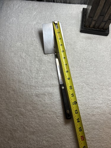 Feuerstein Pfeilspitze langer Griff massiver Spachtel Vintage - Bild 14 von 14