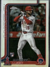 2025 Topps Chrome Update #USC166 Matthew Lugo Refractors