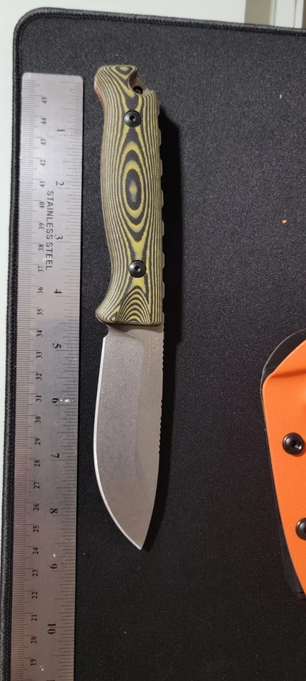 Cuchillo de hoja fija Richlite/S90V Benchmade Hunt 15002-1 Saddle Mountain Skinner Foto 2 de 2