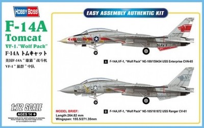 Hobbyboss 80279 - 1:72 F-14A Tomcat - Neu