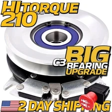BIGBearing HiTorque 210ftlb Blade Clutch 5218-227 & 20A PTO Switch fits Hustler