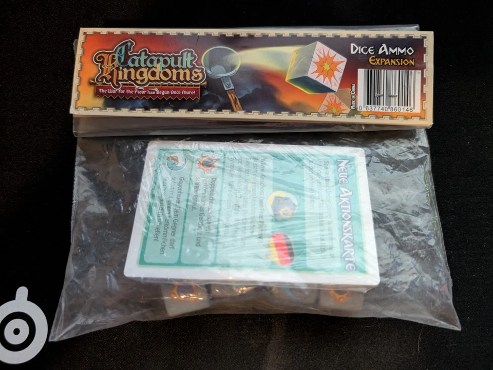 Expansión de munición de dados Catapult Kingdoms (IELLO, 2021) - Nuevo - Sellado de fábrica Foto 2 de 2