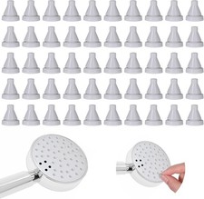 50PCS Silicone Shower Head Nozzles Replacement 0.16in Universal Rainfall