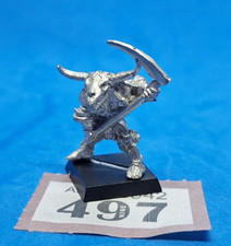 Warhammer Undead UND2 Skeleton Vaskirie Bullhead Metal Games Workshop 1987 OOP