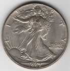 1941 P WALKING LIBERTY HALF-DOLLAR 90% SILVER PHILADELPHIA.50¢ UNITED STATES