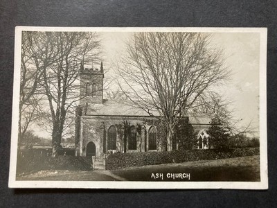 Kirche unseres Erlösers, Pfarrkirche, Ash Shropshire Echtfoto Postkarte G32