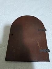 Ingraham Tambor Clock Back Wood Door