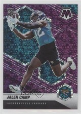 2021 Panini Mosaic Rookies No Huddle Purple Prizm 46/50 Jalen Camp #393 2l4