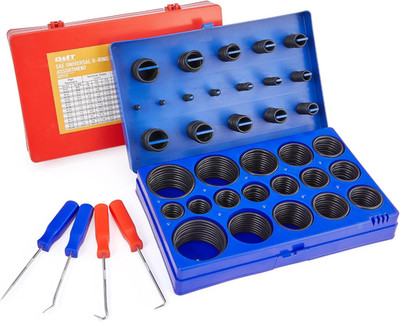 826Pc Universal O Ring Assortment Kit   Nitrile Rubber O Rings in 32 SAE & Metri