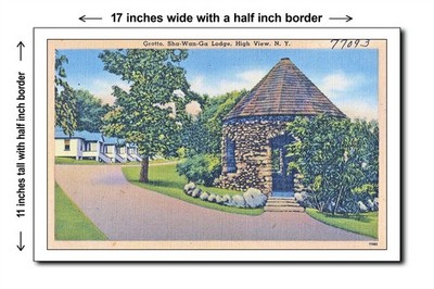 New York 1940s - Grotto, Sha-Wan-Ga Lodge, High View, N. Y. - 11x17 Poster