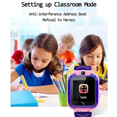 Fashion Q12 Kids Smart Watch IP67 Waterproof SOS Camera Phone 2G SIM Card