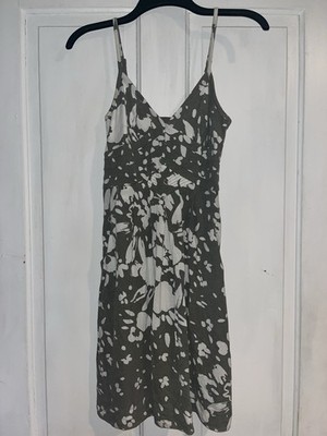 american eagle green and white dress Aerie At The Barre Midi Dress