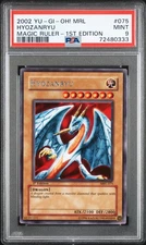 2002 YU-GI-OH! MRL-MAGIC RULER 1ST ED #075 HYOZANRYU PSA 9