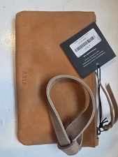 ABLE Women's Premium Leather Knot Detail Rachel Wristlet One Size NWT