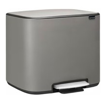 Image of Brabantia Bo Pedal Bin 36L - Mineral Concrete Grey - New in Box - B Stock