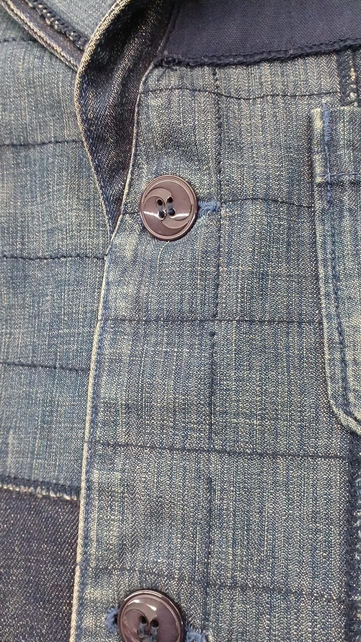 Neighborhood Indigo Blue Patchwork Condition B Co… - image 9