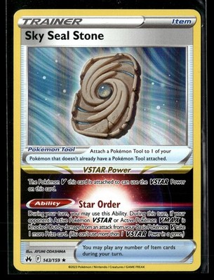 Sky Seal Stone 143/159 Holofoil Crown Zenith NM