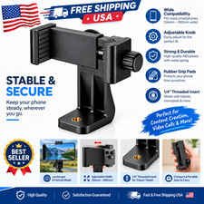 Smartphone Holder Tripod Adapter Cell Phone Bracket Mount Clip for Selfie Stick