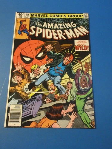 Amazing Spider-man #206 Bronze age Newsstand VF Beauty Wow