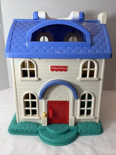 Vintage 1996 Fisher Price Little People Doll House #2511 Home Sweet Home