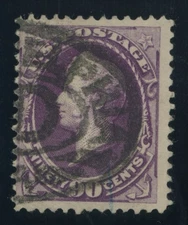 US Stamp #218 Commodore Perry 90c - PSE Cert - USED - See Description