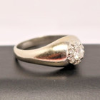 Vintage 14k White Gold Diamond Ring — photo 5