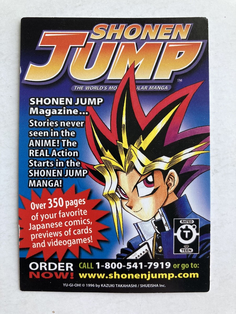 Shonen Jump Yu-Gi-Oh! The Movie Ad Card Shonen Jump Yu-Gi-Oh! The Movie Ad Card