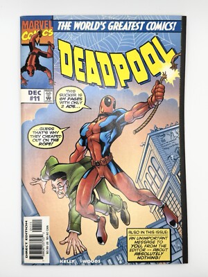 Marvel Comics Deadpool #11 Amazing Fantasy Homage 1997 